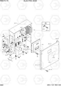 2050 ELECTRIC BOX R800-7A FS, Hyundai