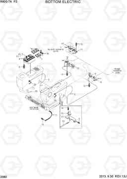 2080 BOTTOM ELECTRIC R800-7A FS, Hyundai