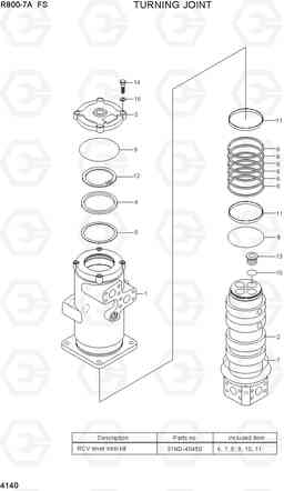 4140 TURNING JOINT R800-7A FS, Hyundai