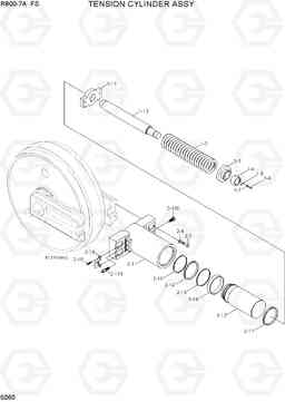 5060 TENSION CYLINDER ASSY R800-7A FS, Hyundai