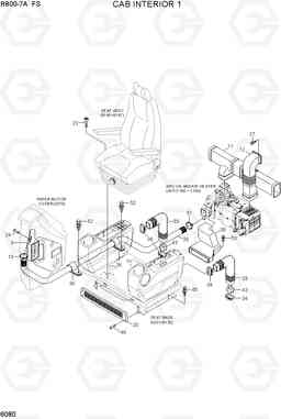 6080 CAB INTERIOR 1 R800-7A FS, Hyundai