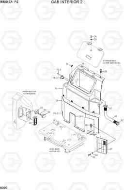 6090 CAB INTERIOR 2 R800-7A FS, Hyundai