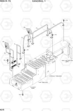 6275 HANDRAIL 1 R800-7A FS, Hyundai