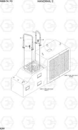 6281 HANDRAIL 2 R800-7A FS, Hyundai