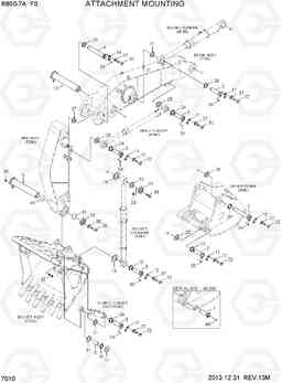 7010 ATTACHMENT MOUNTING R800-7A FS, Hyundai