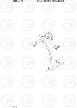 9113 CRANKCASE BREATHER R800-7A FS, Hyundai