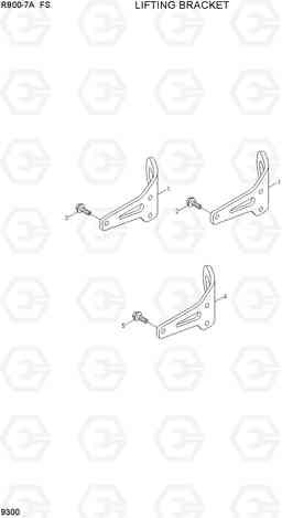 9300 LIFTING BRACKET R800-7A FS, Hyundai