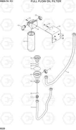 9320 FULL FLOW OIL FILTER R800-7A FS, Hyundai