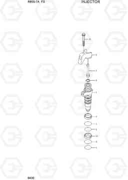 9430 INJECTOR R800-7A FS, Hyundai