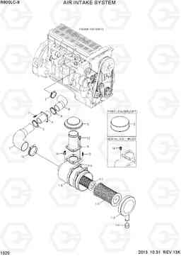 1020 AIR INTAKE SYSTEM R800LC-9, Hyundai