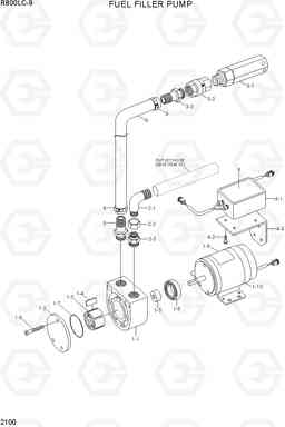 2100 FUEL FILLER PUMP R800LC-9, Hyundai