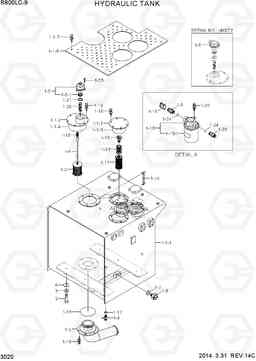 3020 HYDRAULIC TANK R800LC-9, Hyundai