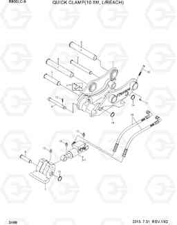 3498 QUICK CLAMP(10.8M, L/REACH) R800LC-9, Hyundai