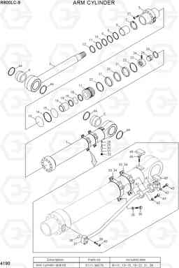 4190 ARM CYLINDER R800LC-9, Hyundai