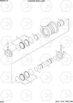 5020 LOWER ROLLER R800LC-9, Hyundai