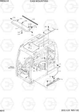 6010 CAB MOUNTING R800LC-9, Hyundai