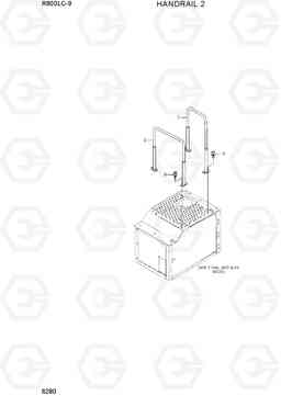 6280 HANDRAIL 2 R800LC-9, Hyundai