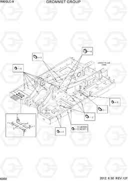 6300 GROMMET GROUP R800LC-9, Hyundai