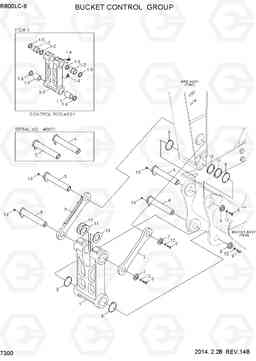 7300 BUCKET CONTROL GROUP R800LC-9, Hyundai