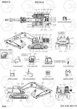 8100 DECALS R800LC-9, Hyundai