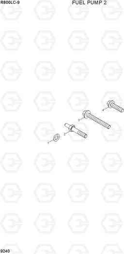 9240 FUEL PUMP 2 R800LC-9, Hyundai