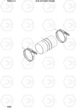 9280 AIR INTAKE HOSE R800LC-9, Hyundai