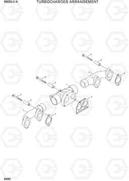 9490 TURBOCHARGER ARRANGEMENT R800LC-9, Hyundai