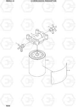 9530 CORROSION RESISTOR(COOLANT FILTER) R800LC-9, Hyundai