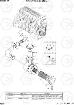 1020 AIR INTAKE SYSTEM R800LC-7A, Hyundai