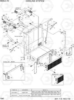 1040 COOLING SYSTEM R800LC-7A, Hyundai