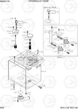 3020 HYDRAULIC TANK R800LC-7A, Hyundai