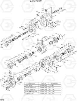 4010 MAIN PUMP R800LC-7A, Hyundai