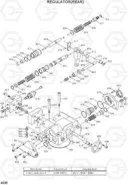 4030 REGULATOR(REAR) R800LC-7A, Hyundai