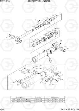 4240 BUCKET CYLINDER(LONG REACH) R800LC-7A, Hyundai