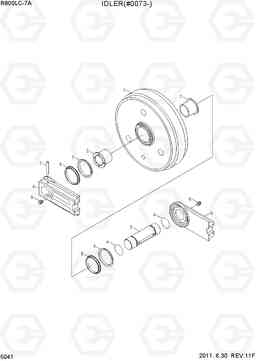 5041 IDLER(#0073-) R800LC-7A, Hyundai