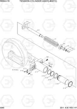 5060 TENSION CYLINDER ASSY(-#0072) R800LC-7A, Hyundai