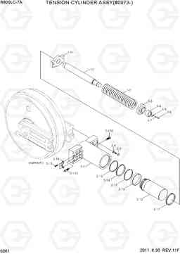 5061 TENSION CYLINDER ASSY(#0073-) R800LC-7A, Hyundai