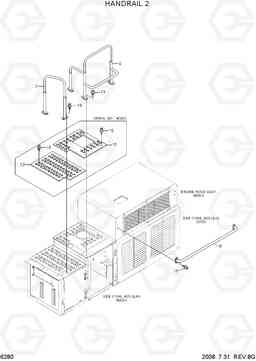 6280 HANDRAIL 2 R800LC-7A, Hyundai