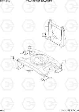 6600 TRANSPORT BRACKET R800LC-7A, Hyundai