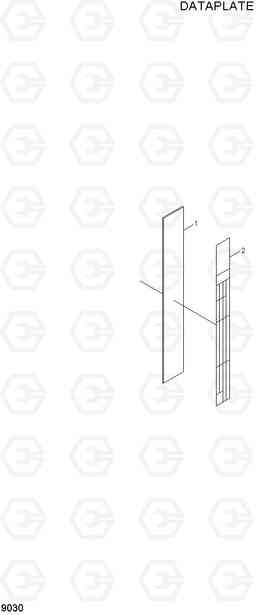 9030 DATAPLATE R800LC-7A, Hyundai