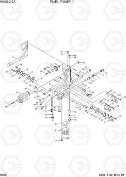 9230 FUEL PUMP 1 R800LC-7A, Hyundai