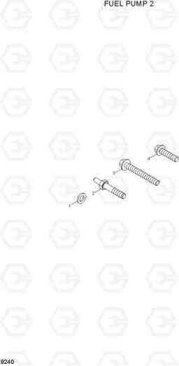 9240 FUEL PUMP 2 R800LC-7A, Hyundai