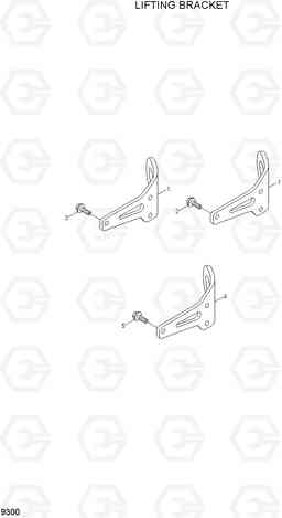 9300 LIFTING BRACKET R800LC-7A, Hyundai