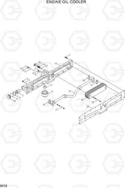 9310 ENGINE OIL COOLER R800LC-7A, Hyundai