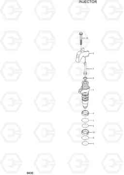 9430 INJECTOR R800LC-7A, Hyundai