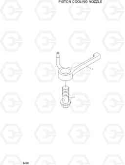 9450 PISTON COOLING NOZZLE R800LC-7A, Hyundai