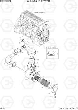 1020 AIR INTAKE SYSTEM R800LC-9 FS, Hyundai