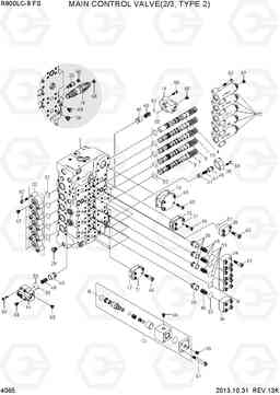 4065 MAIN CONTROL VALVE(2/3, TYPE 2) R800LC-9 FS, Hyundai