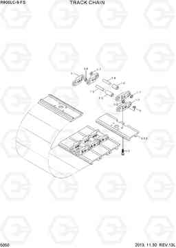 5050 TRACK CHAIN R800LC-9 FS, Hyundai