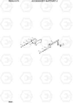 9040 ACCESSORY SUPPORT 2 R800LC-9 FS, Hyundai